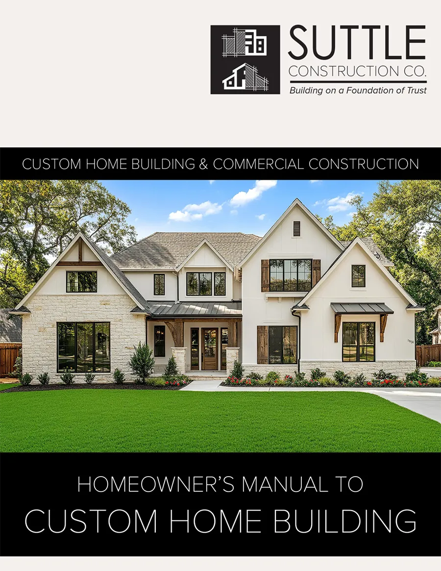 Homeowners Manual with a custom built house